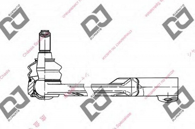 DJ PARTS de1192 -  Наконечник поперечной рулевой тяги